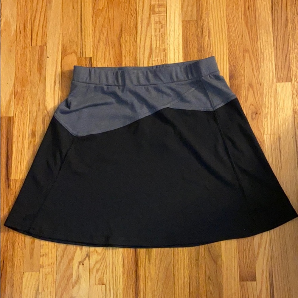NWT Prana Black & Grey Livia Skirt, Size Small